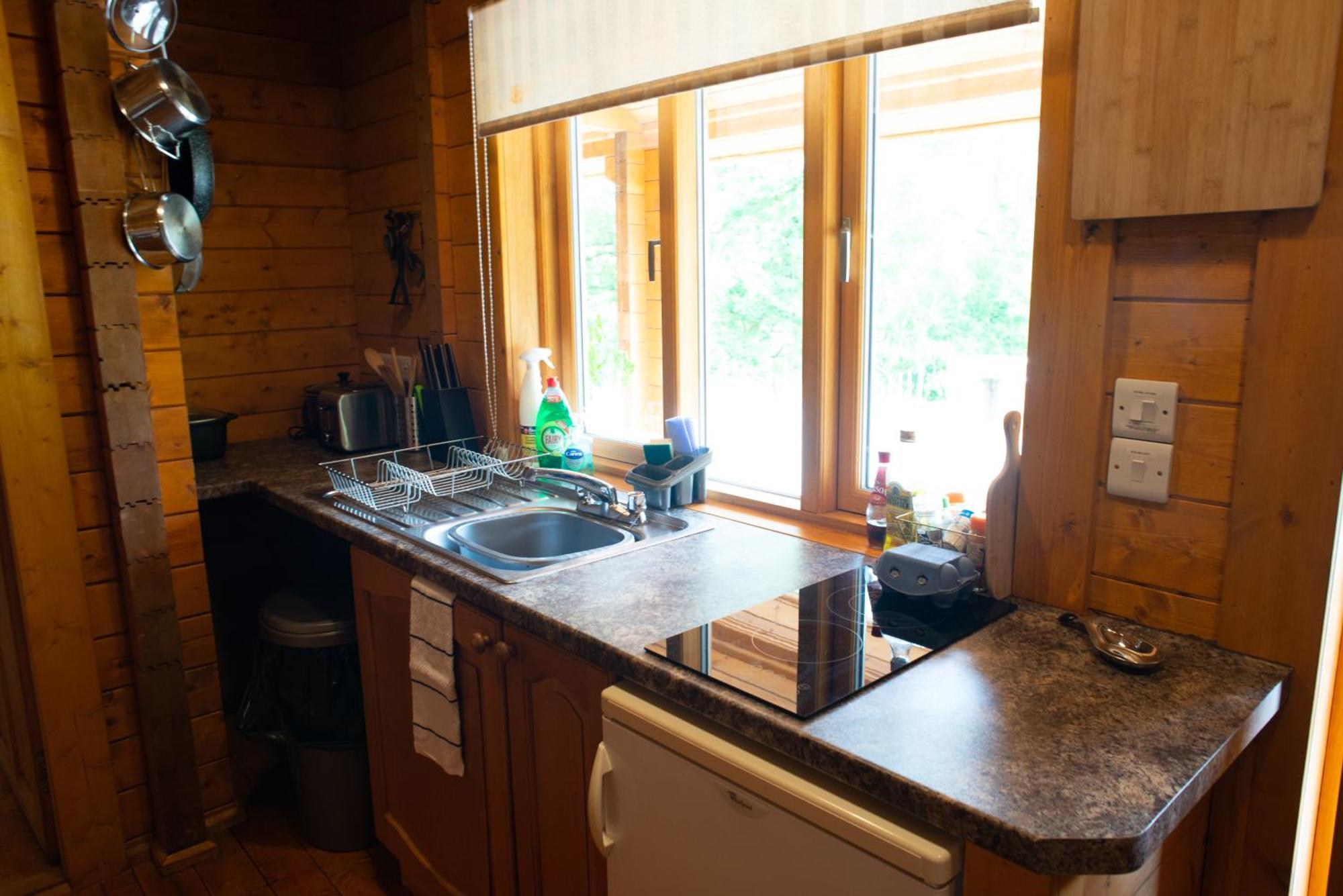Blossom Cabin - Little Log Cabin In Wales Newtown  Bagian luar foto